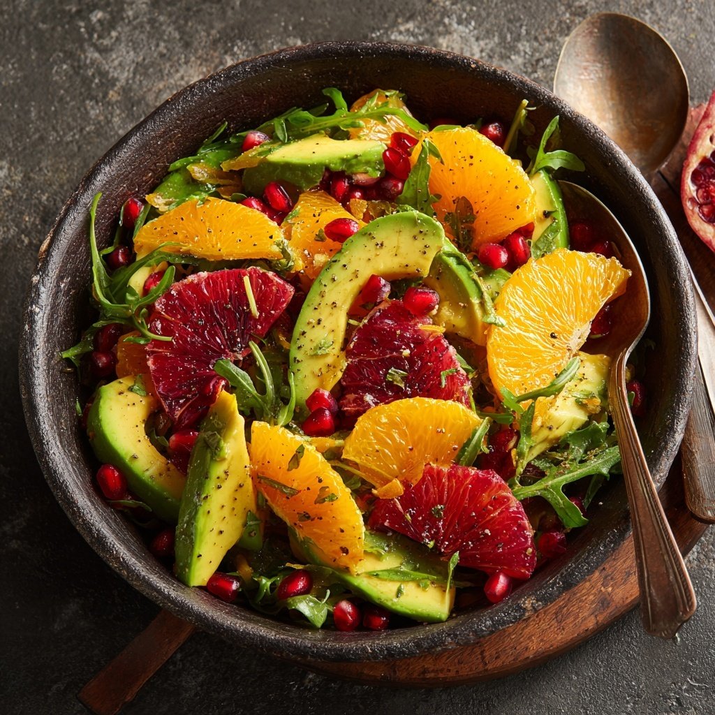 Citrus Avocado Mixed Salad
