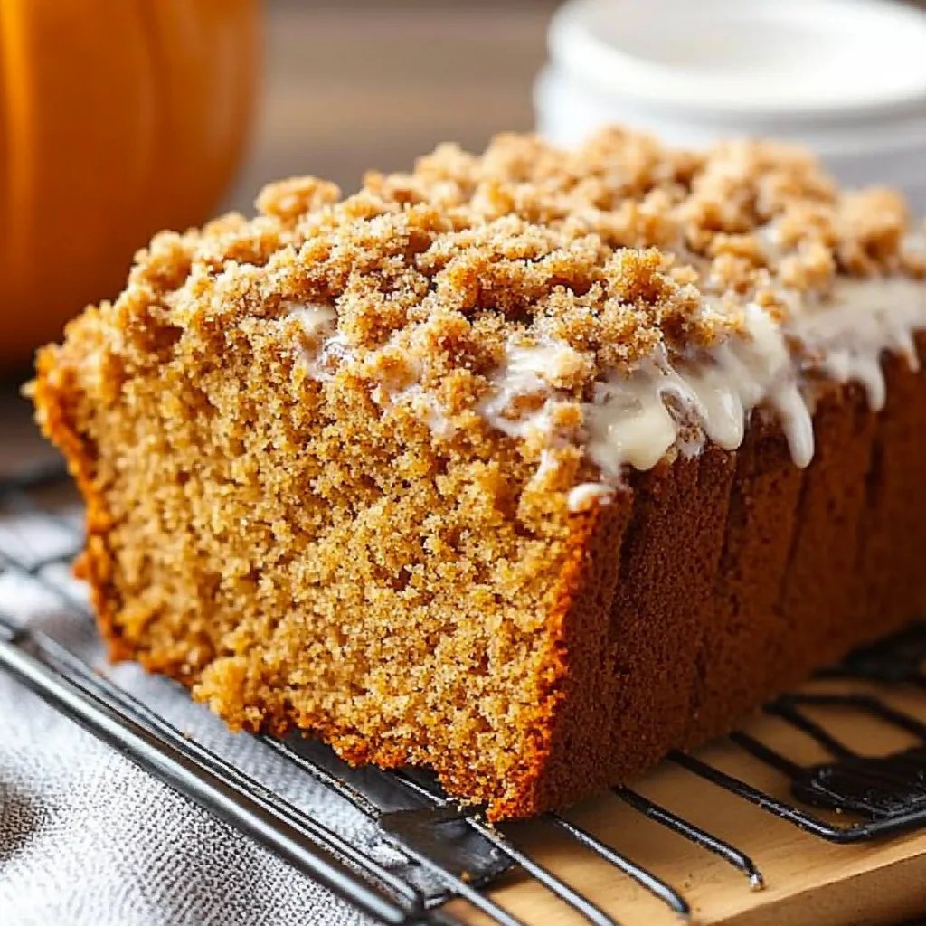Classic Pumpkin Bread with Streusel Topping and Maple Glaze: An Amazing Ultimate Recipe