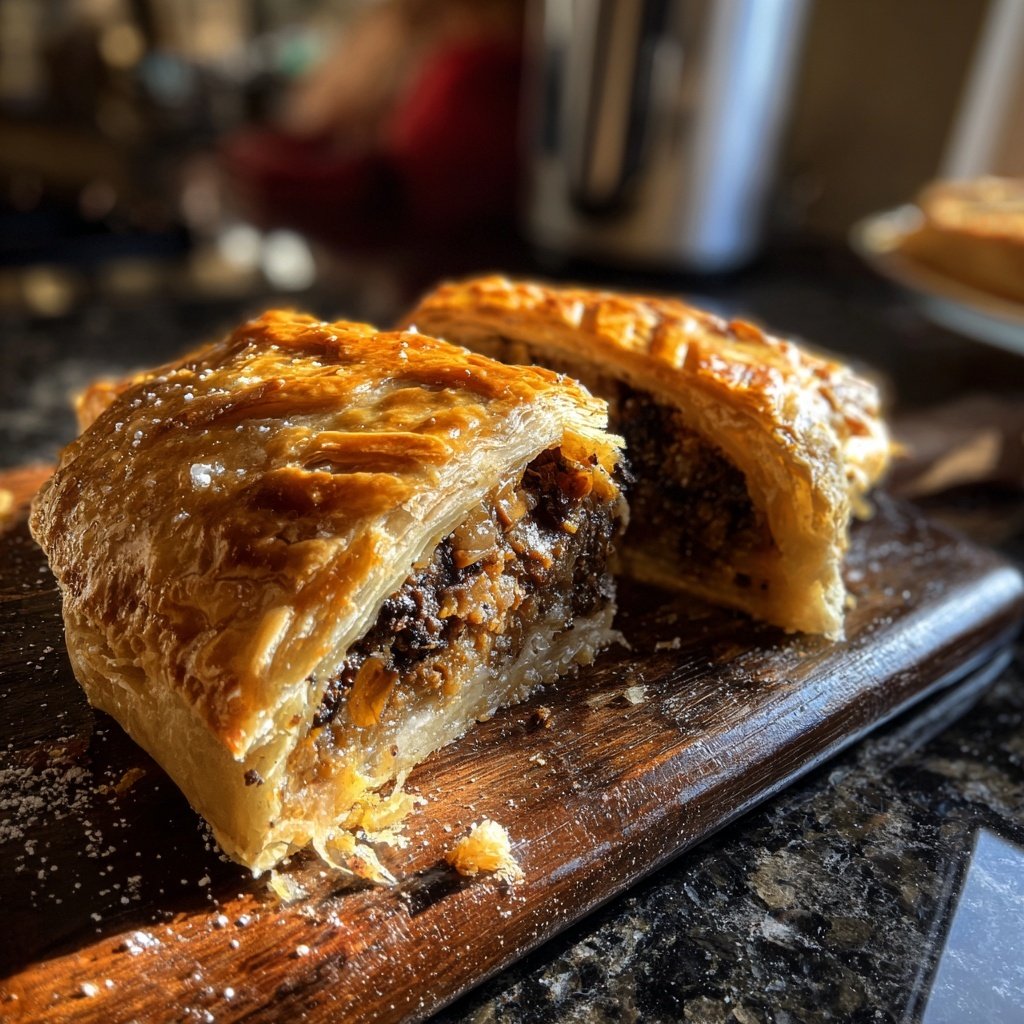 Beef Wellington with Mushroom Duxelles
