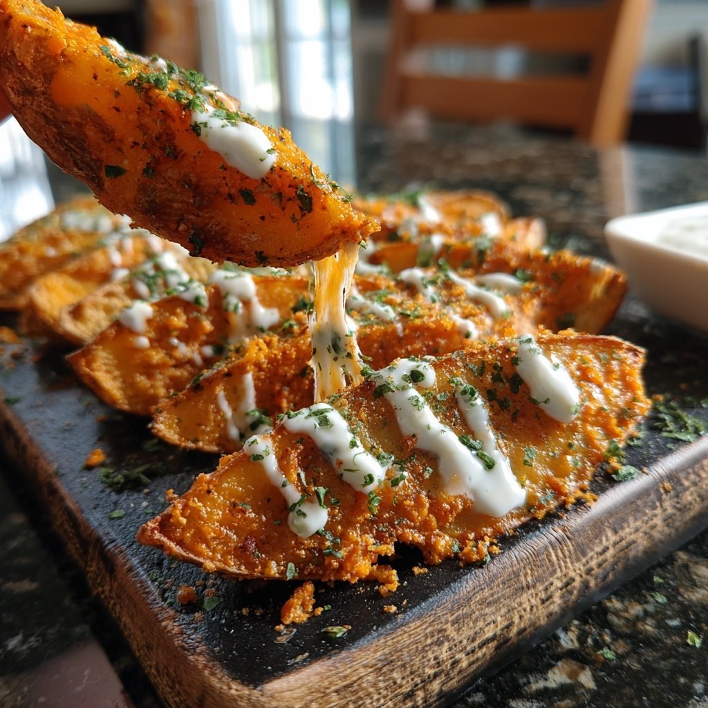 Buffalo Ranch Potato Wedges