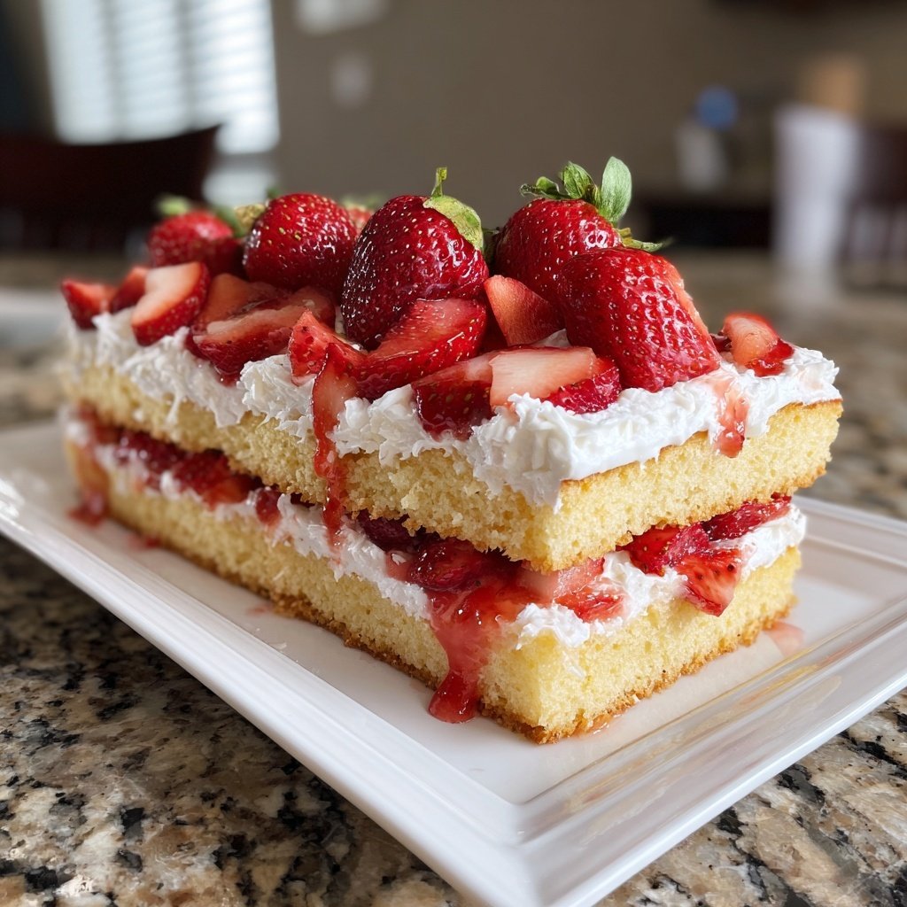 Vegan Strawberry Shortcake with Coconut Cream