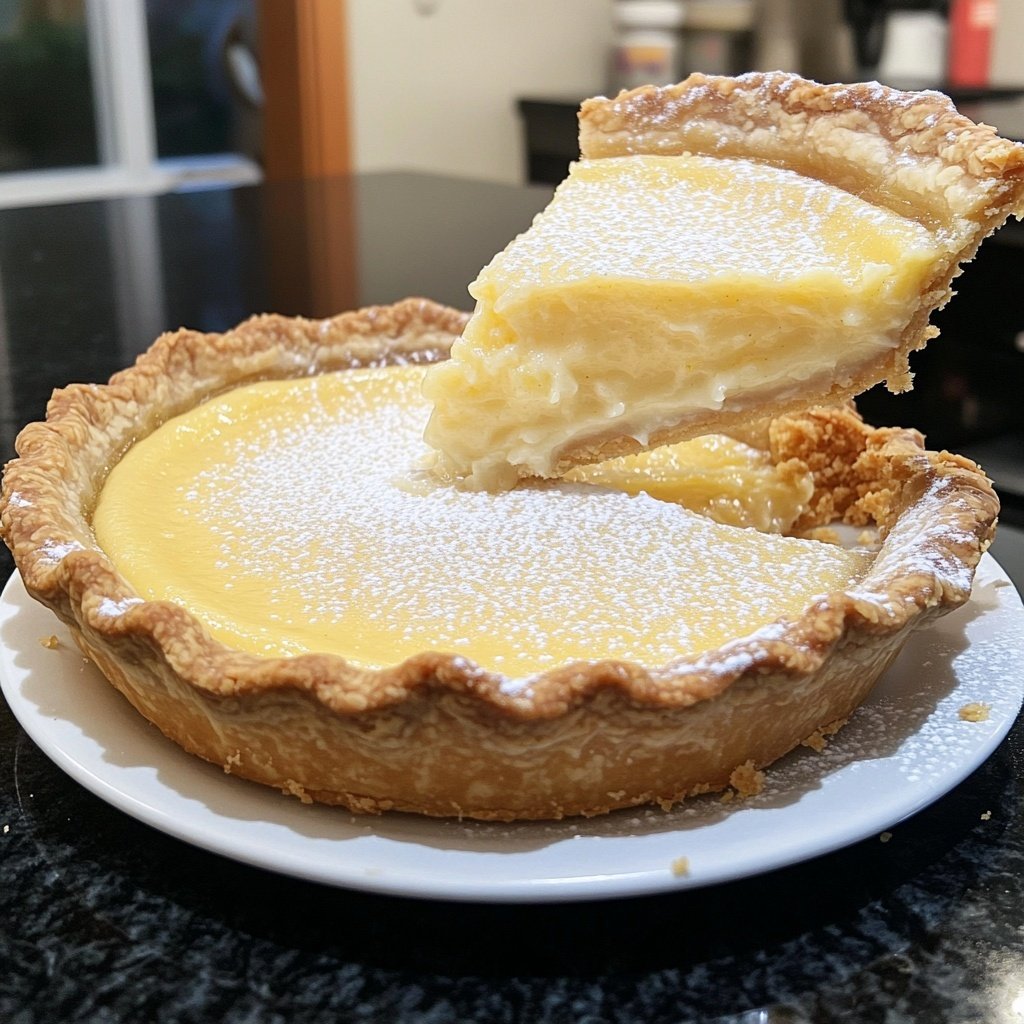 Meyer Lemon Chess Pie