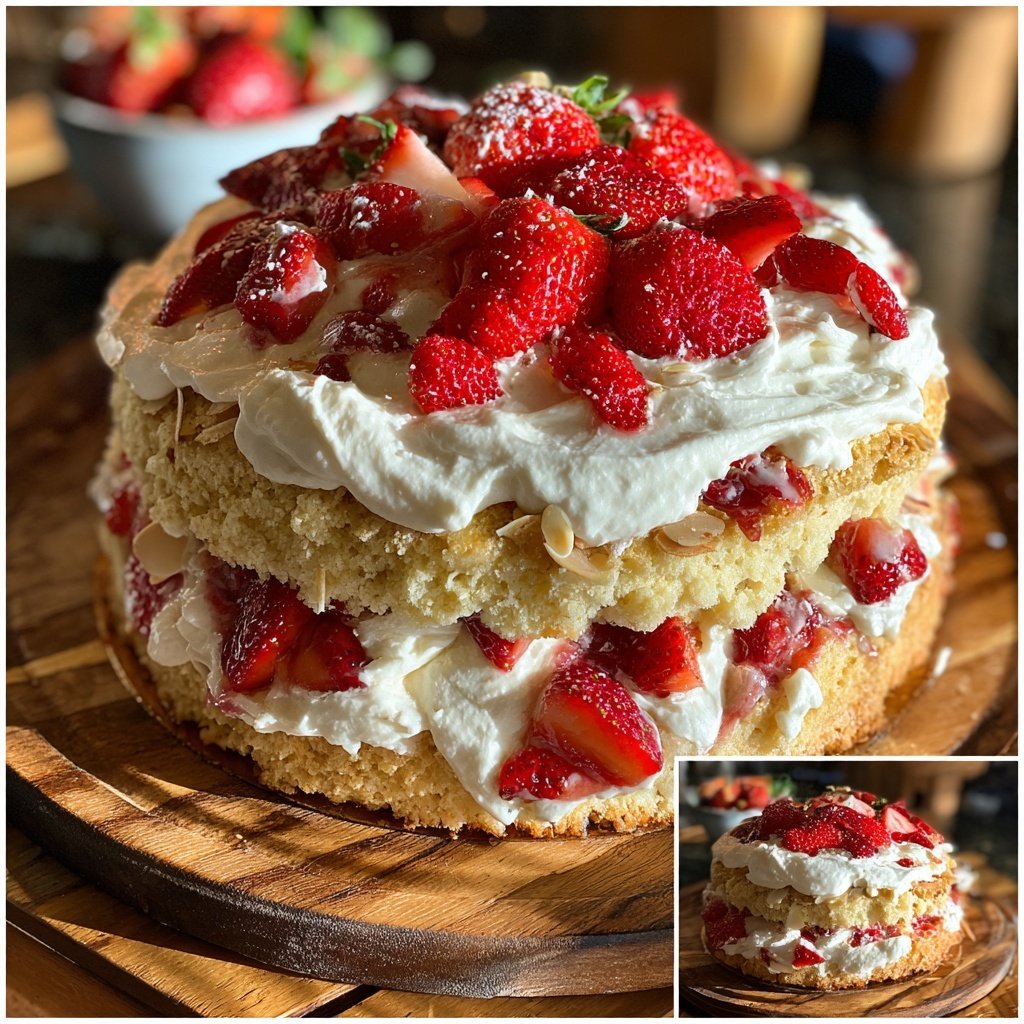 Strawberry Almond Shortcake Delight