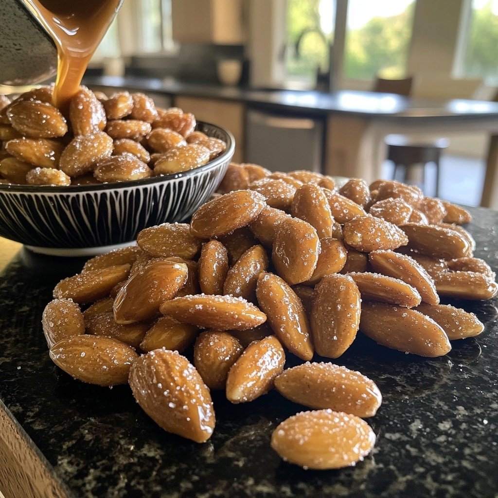 Caramelized Cinnamon Sugar Almonds