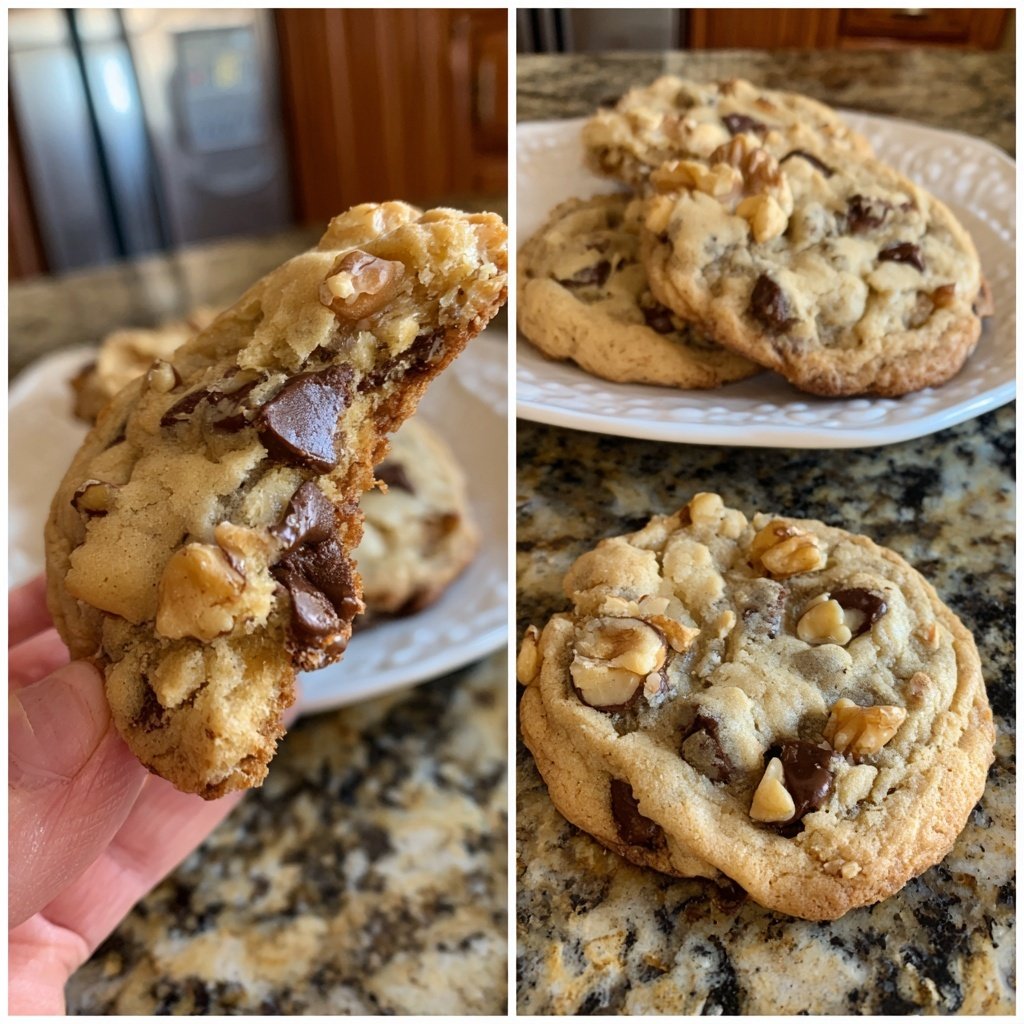 Chocolate Chip Walnut Cookies