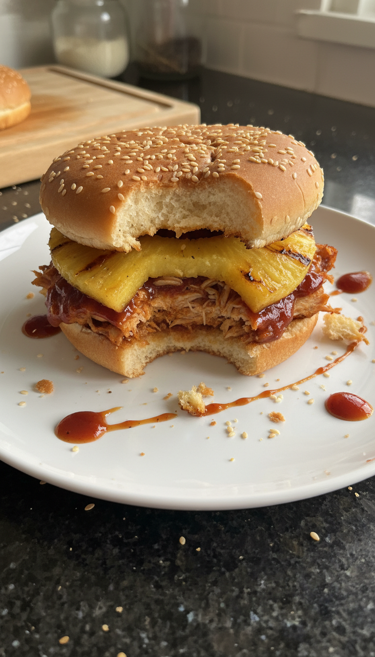 BBQ Pineapple Chicken Sandwich