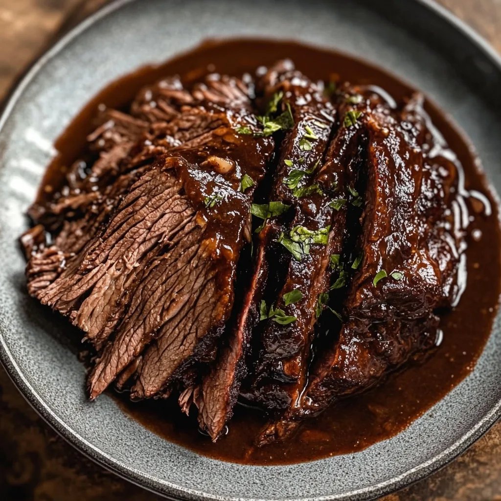 Cozy Slow Cooker Texas Beef Brisket