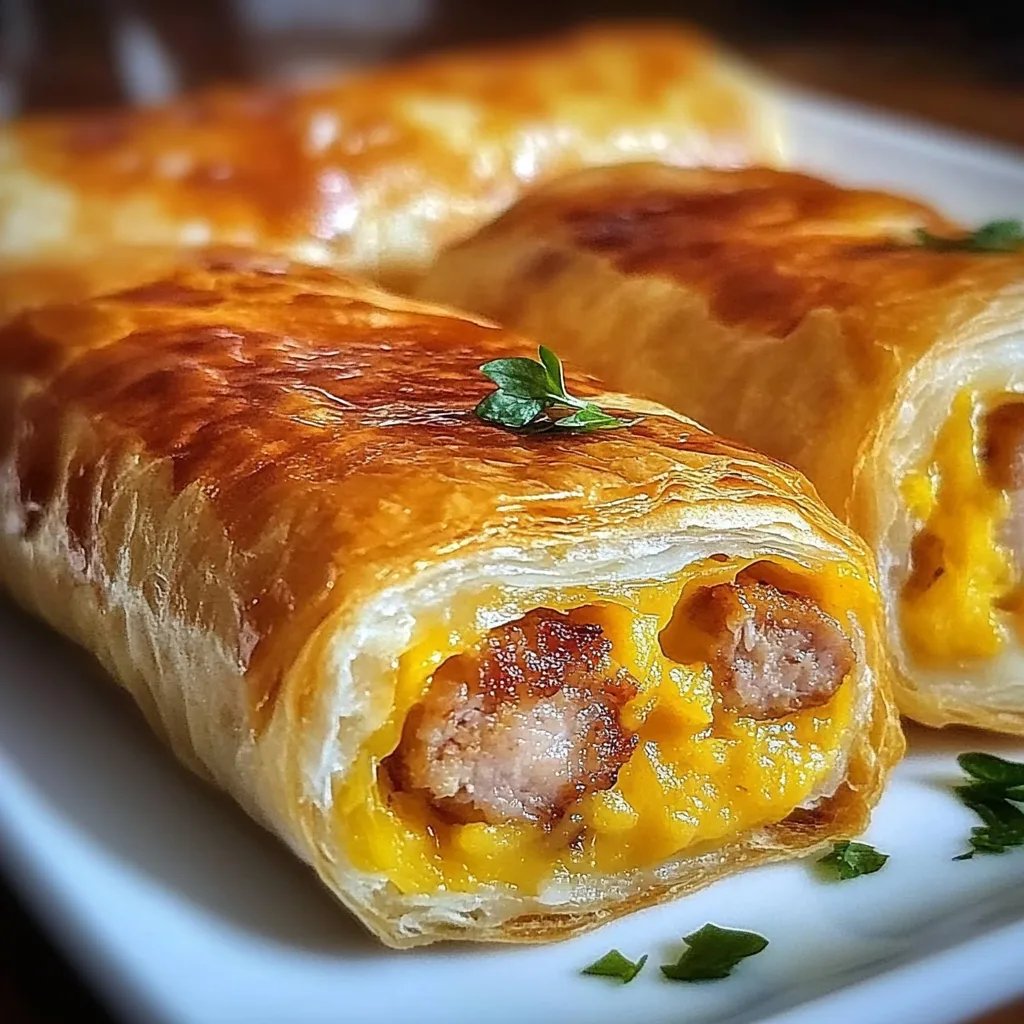 Easy Sausage Egg & Cheese Roll-Ups: An Amazing Ultimate Recipe