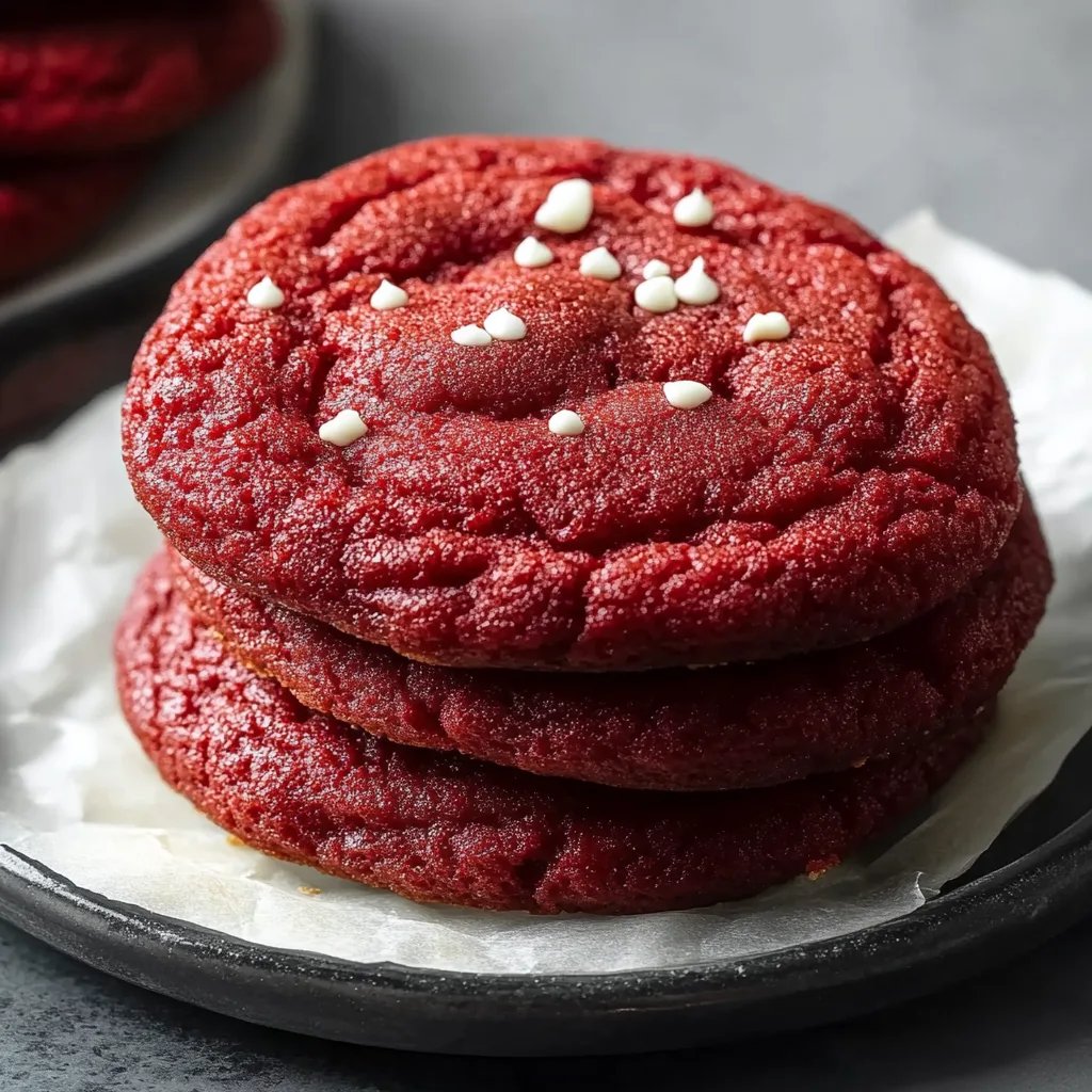 Fudgy Red Velvet Cookies: An Incredible Recipe for 12 Delicious Treats