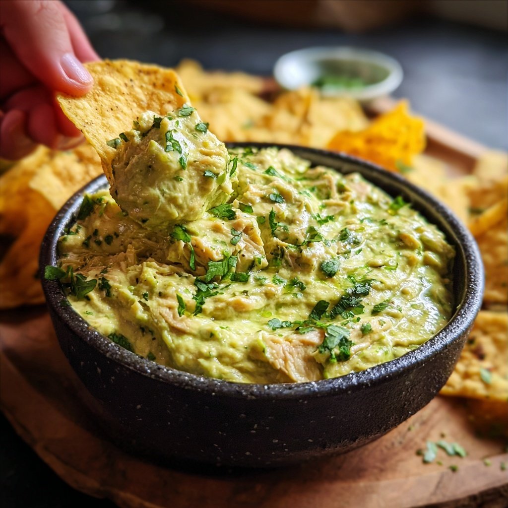 Creamy Avocado Salmon Dip