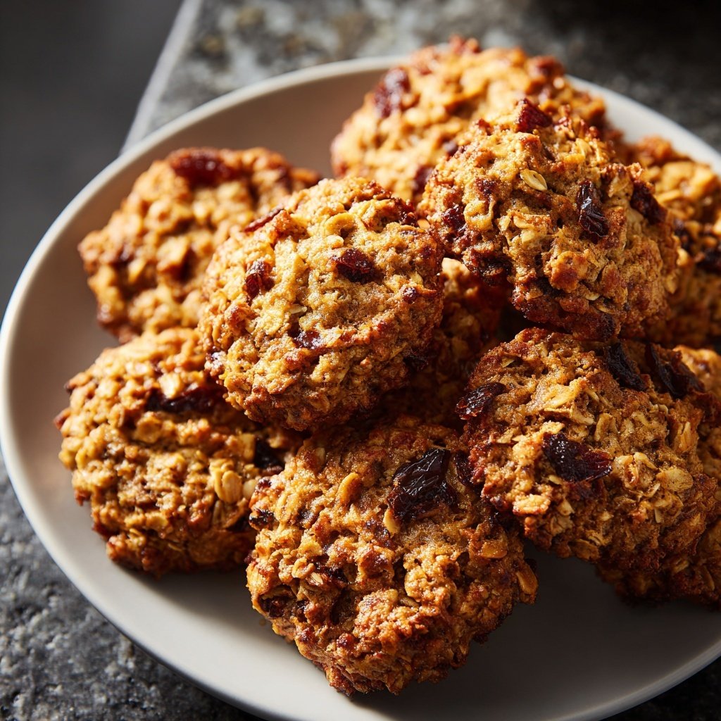 Banana Oat Protein Cookies
