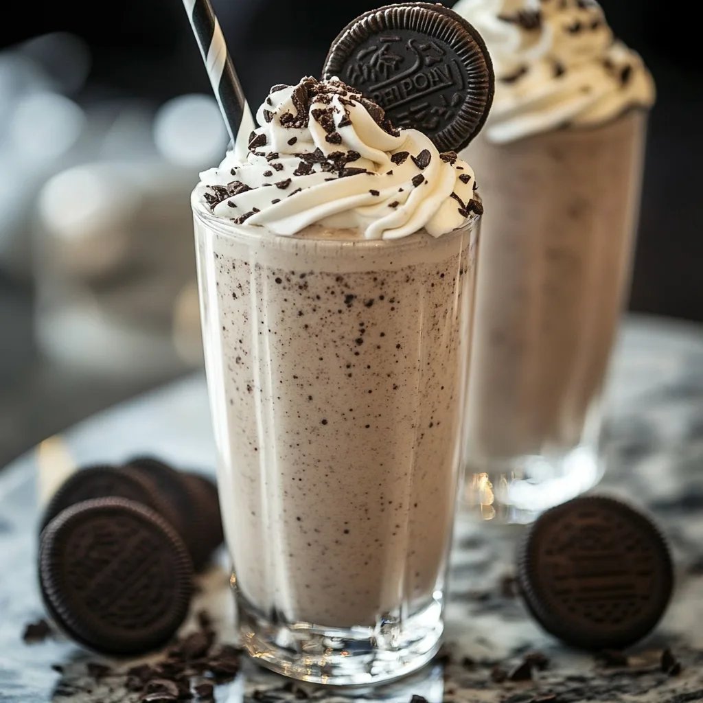 Easy Oreo Milkshake: An Incredible 3-Ingredient Recipe