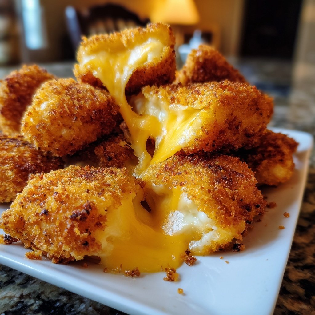 Deep Fried Cheese Fondue