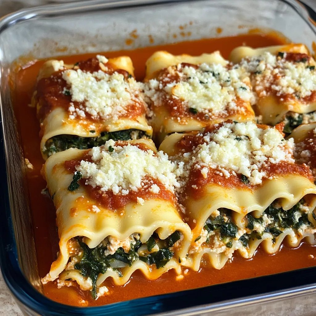 Easy Spinach Lasagna Roll-ups: An Incredible 7-Step Recipe