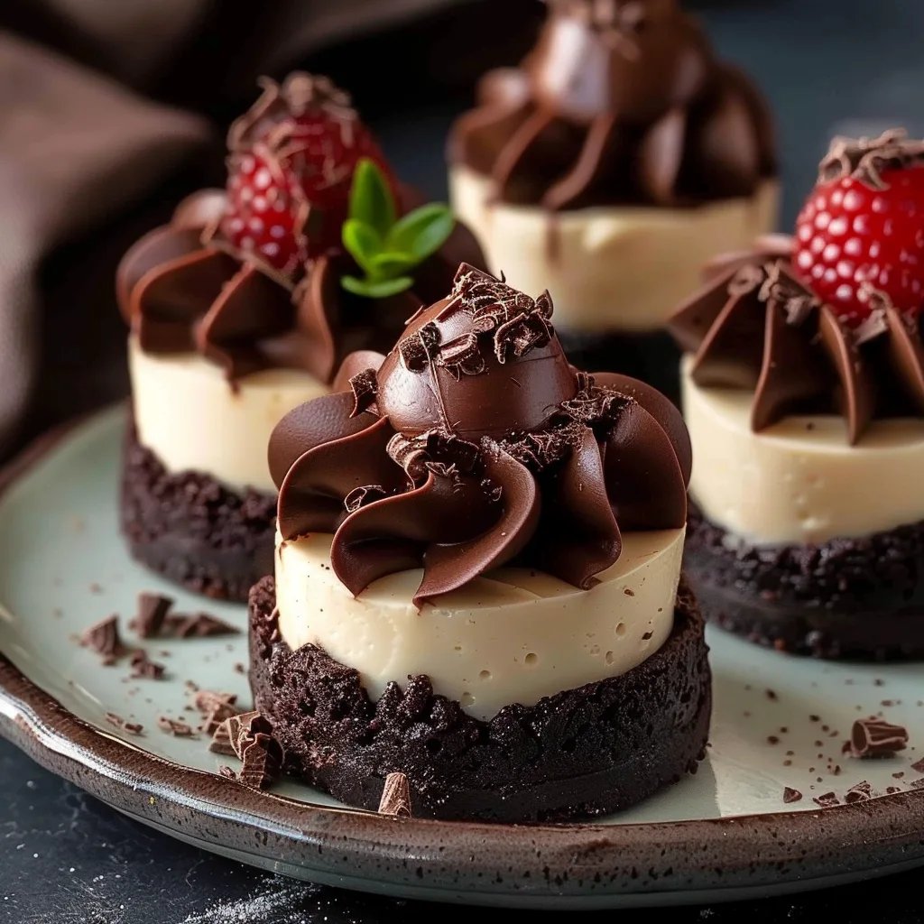 Mini Chocolate Cheesecake Bites