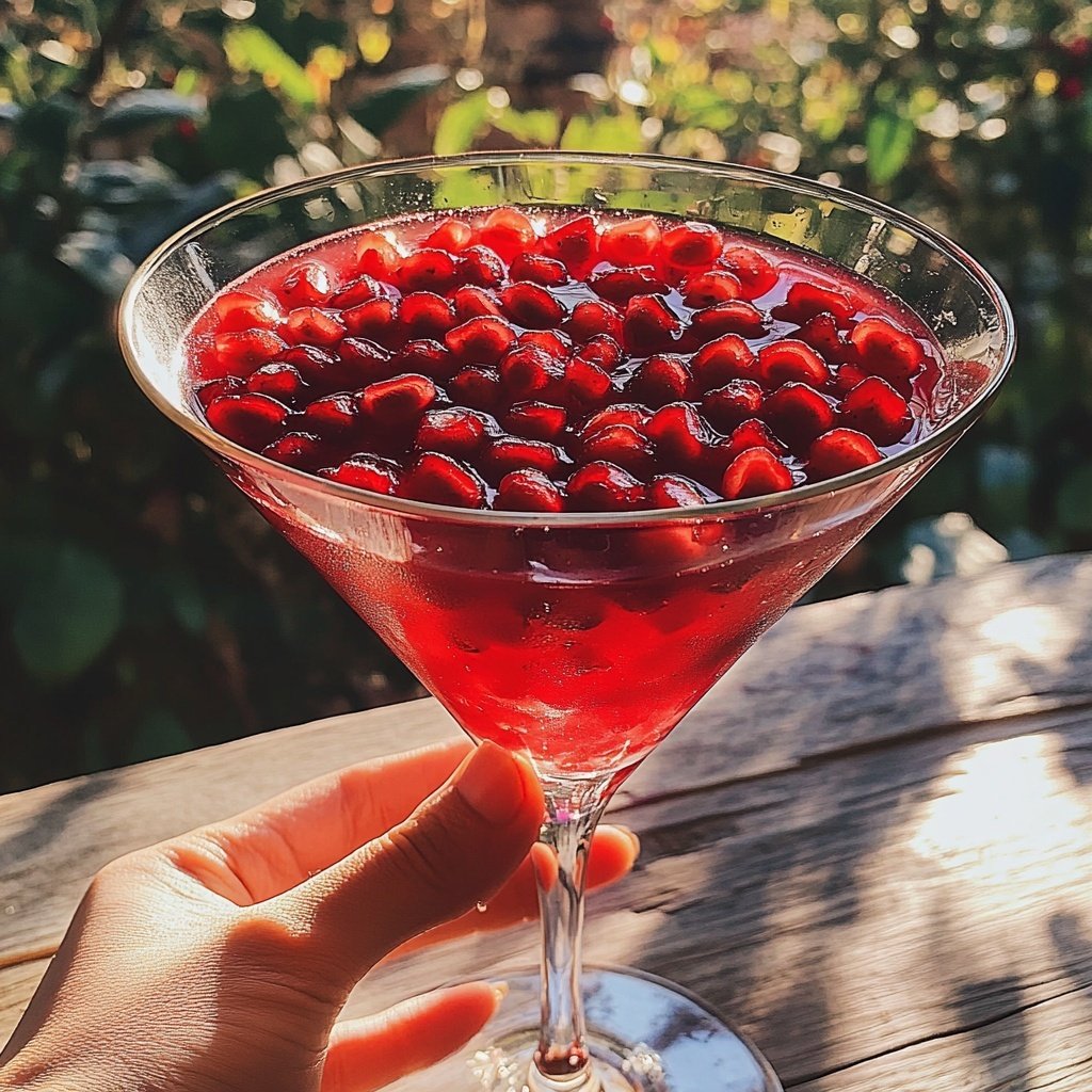 Pomegranate Spice Martini