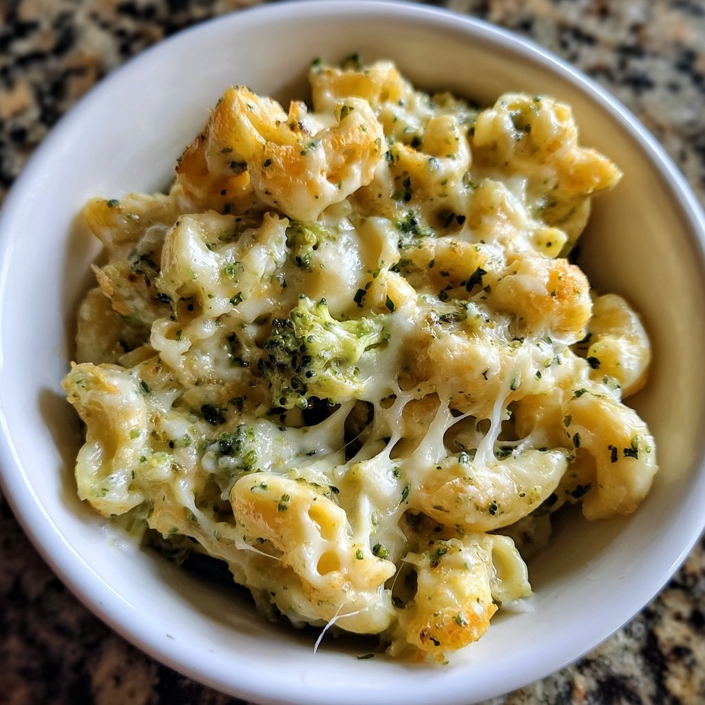 Creamy Cashew Broccoli Mac Cheese