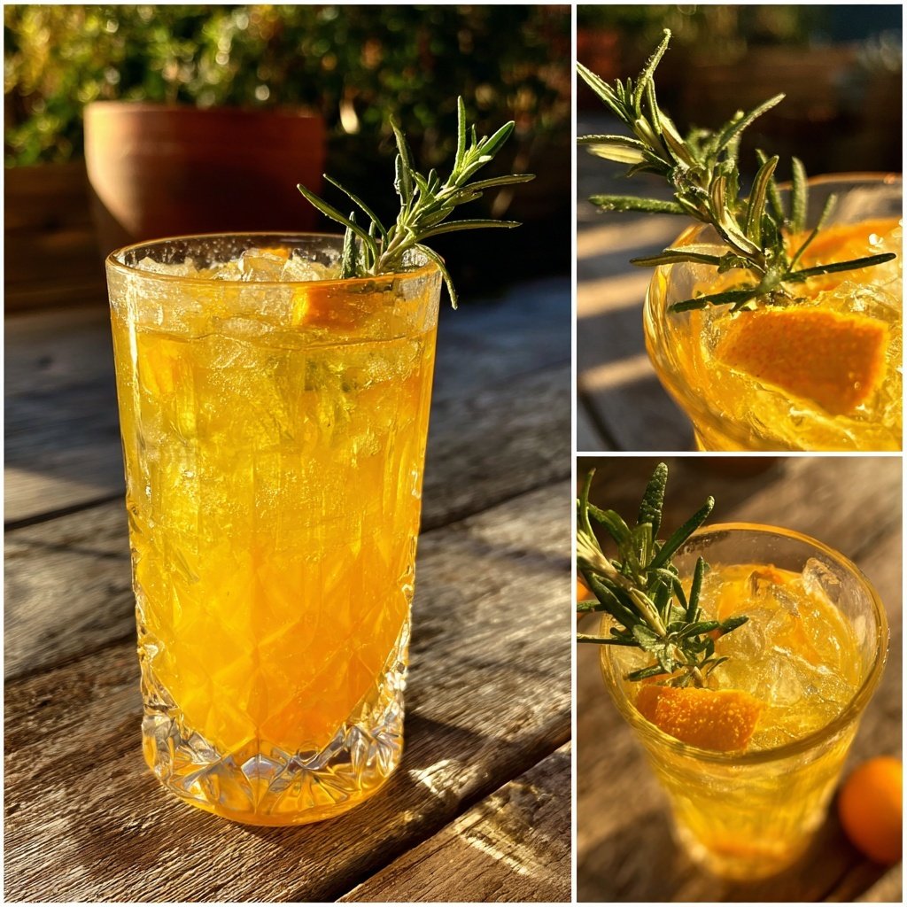Rosemary Clementine Holiday Spritz