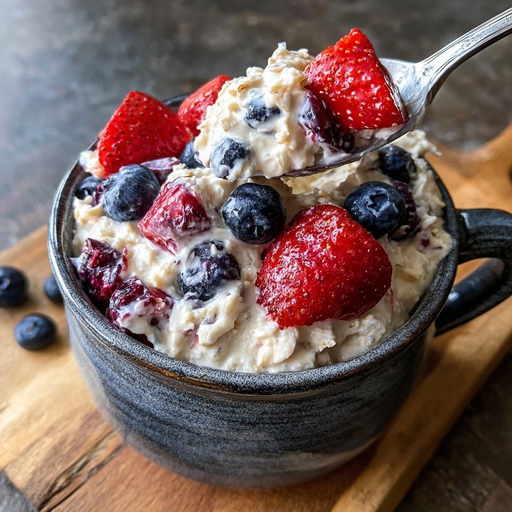 Cottage Cheese Berry Pot