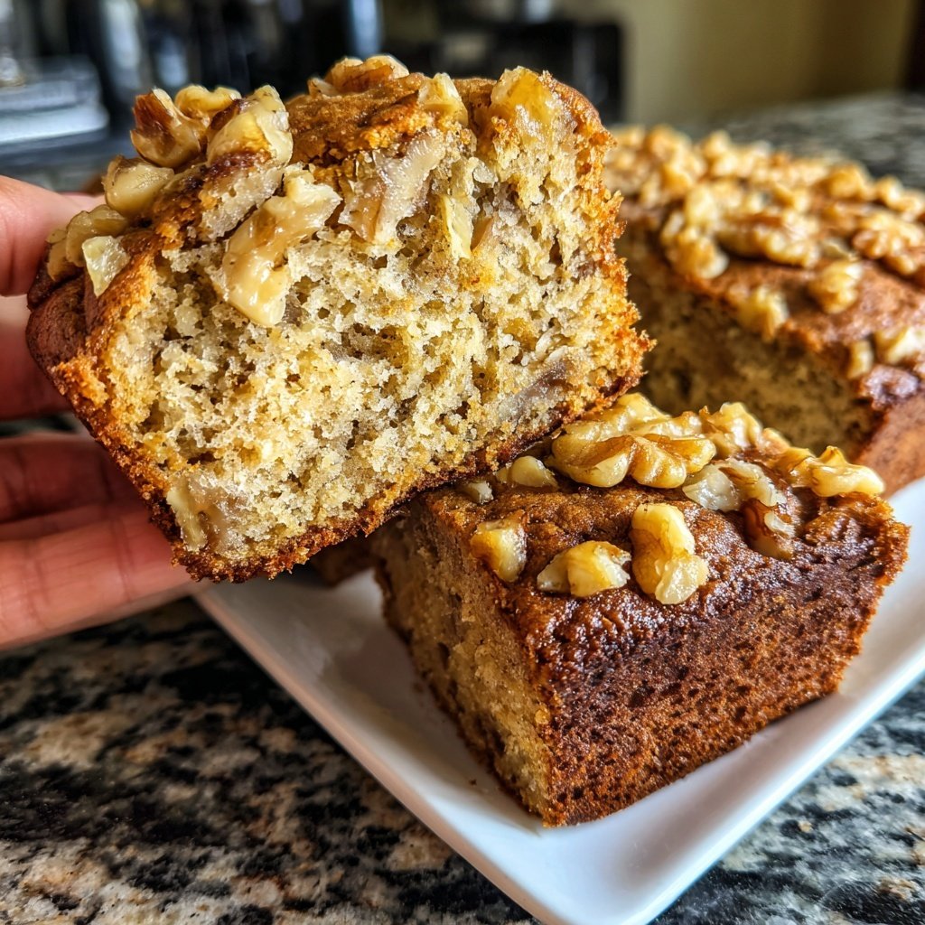 Banana Walnut Coffee Cake