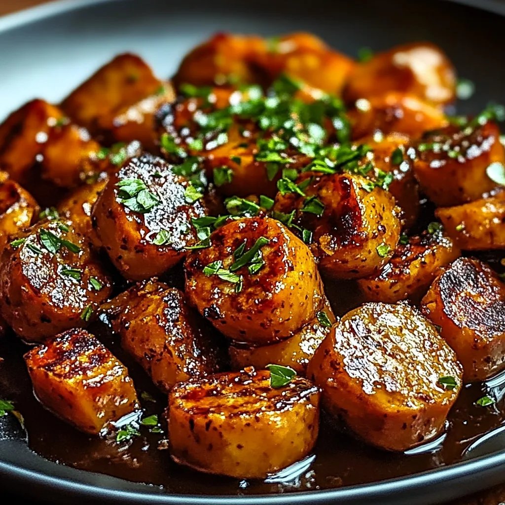 Honey Garlic Sausage Sweet Potatoes: An Amazing Ultimate Recipe