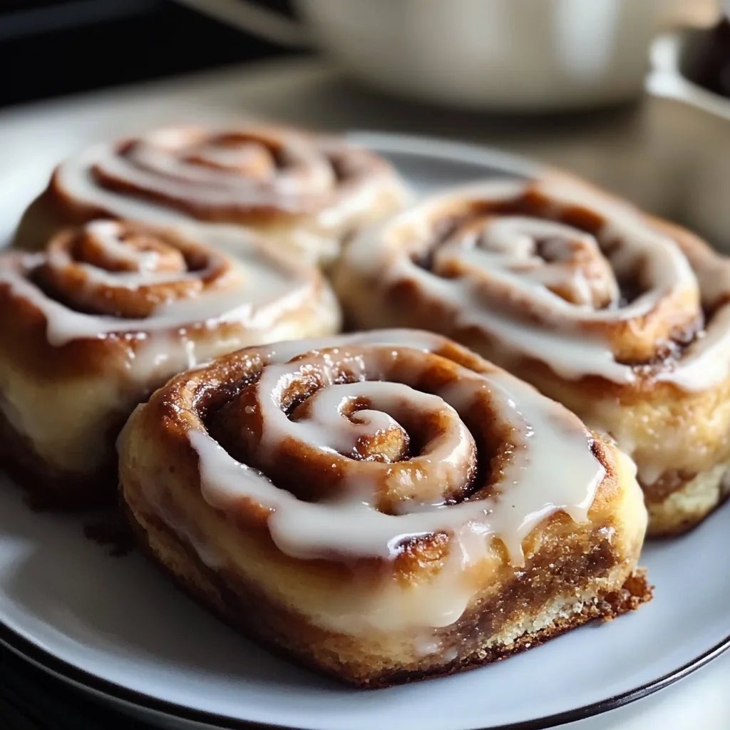 Fluffy Cinnamon Rolls with Creamy Glaze