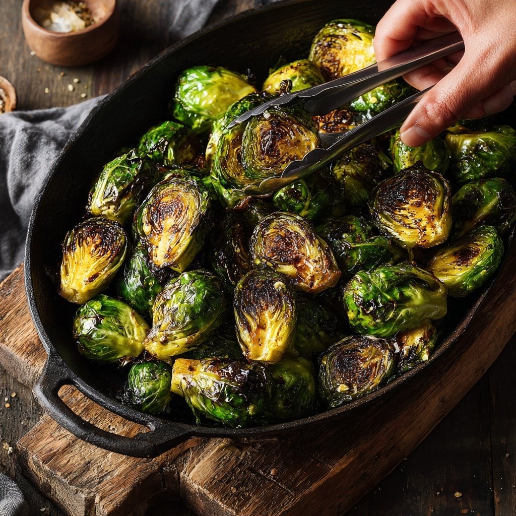 Balsamic Roasted Brussels Sprouts