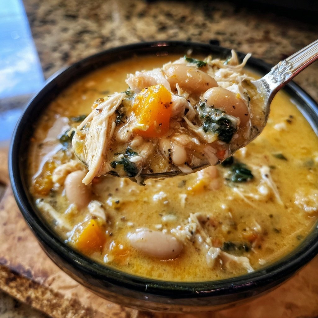 White Bean Pumpkin Turkey Chili