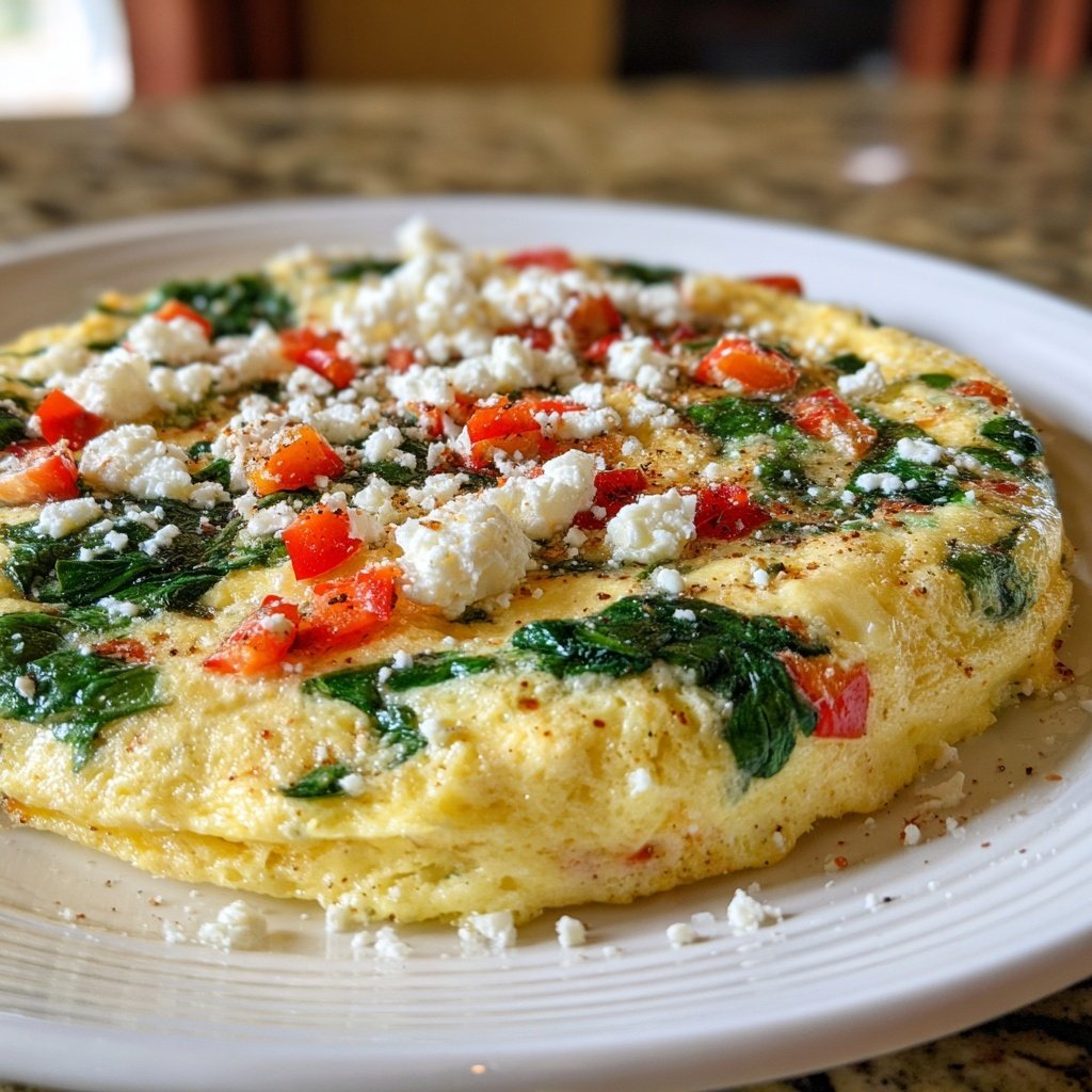 Egg White Veggie Omelet