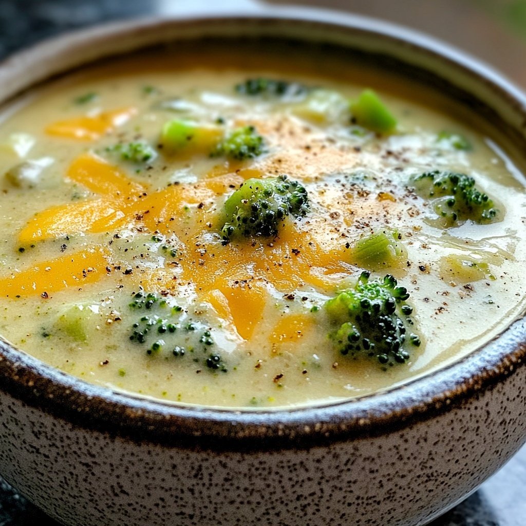 Comfort Broccoli Cheddar Soup​