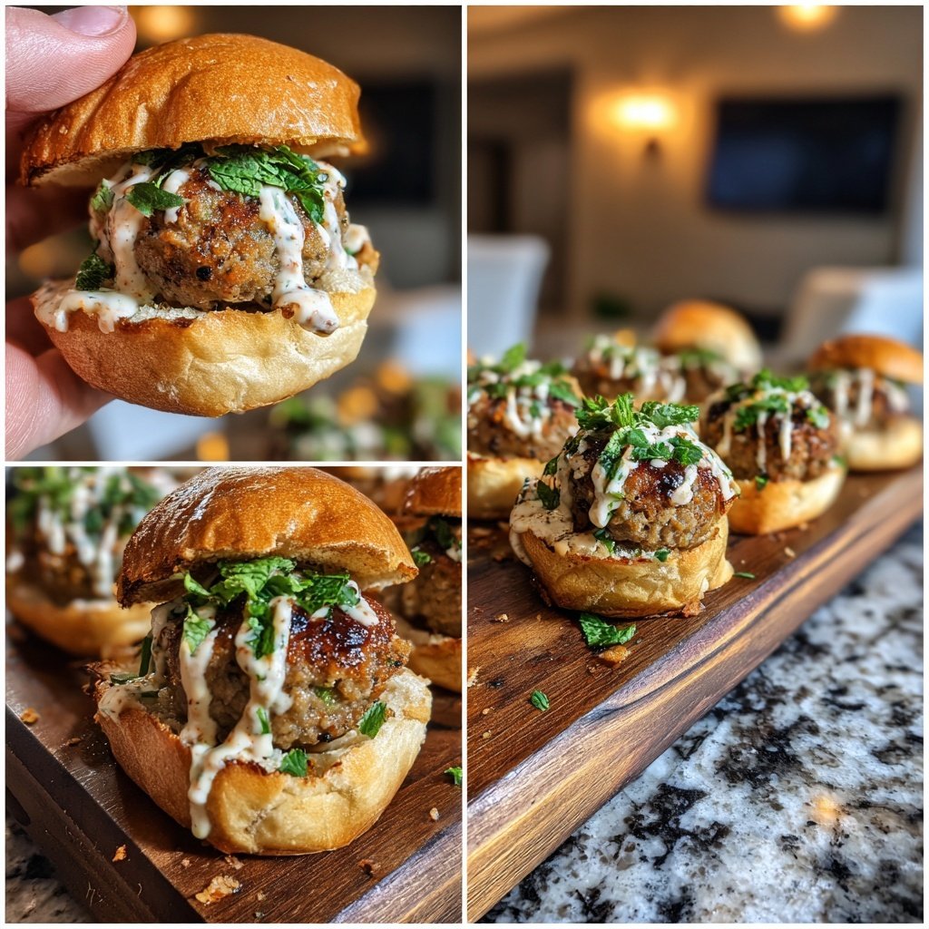 Savory Lamb Kofta Sliders
