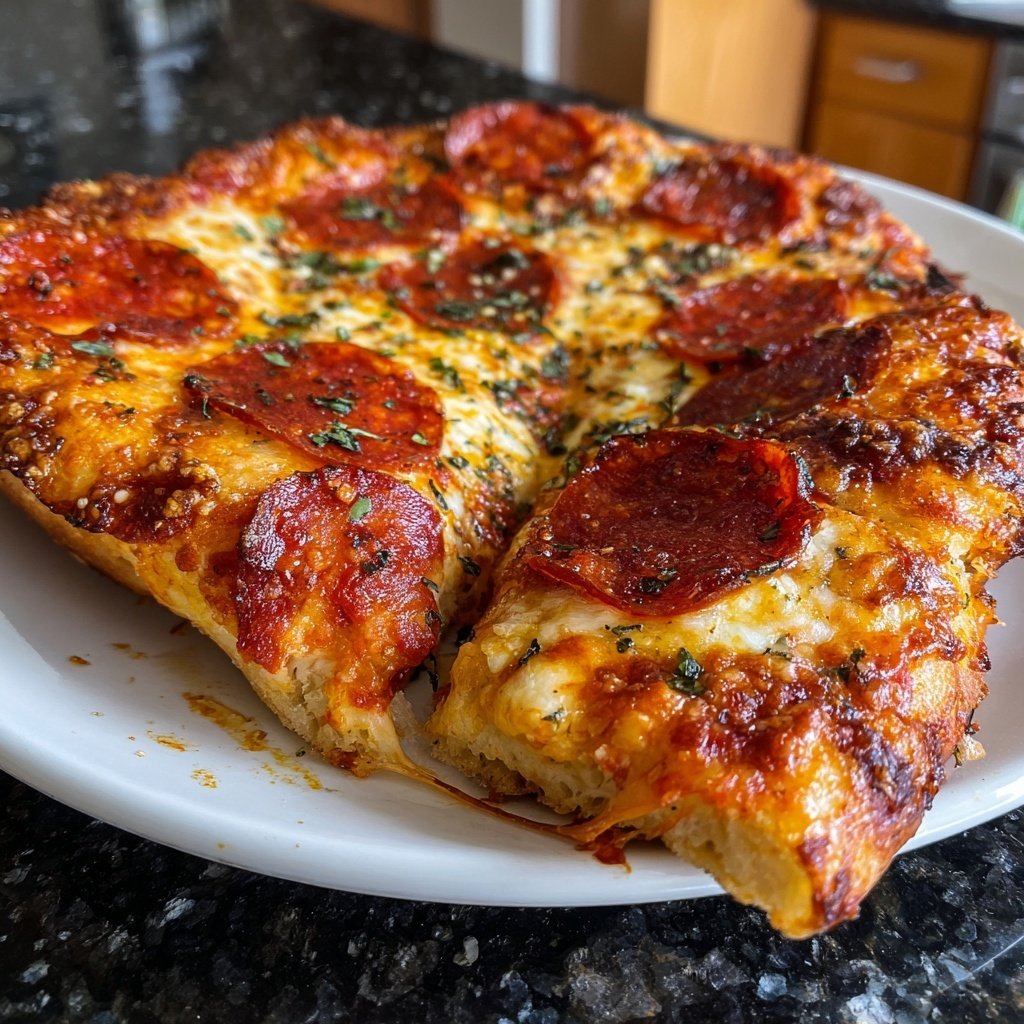 Heart Shaped Pepperoni Pizza Romantic