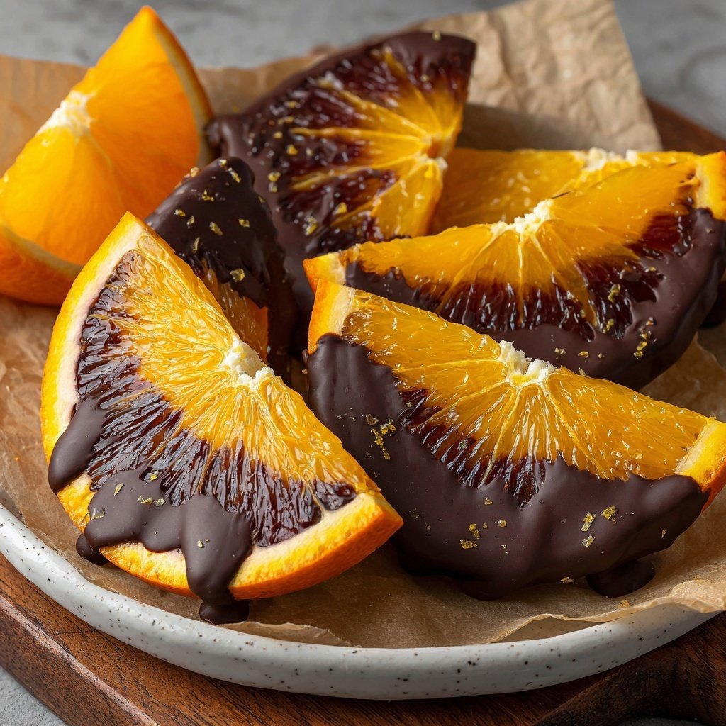 Chocolate Dipped Citrus Slices
