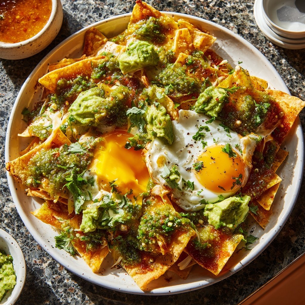 Chilaquiles Verdes Breakfast Skillet​