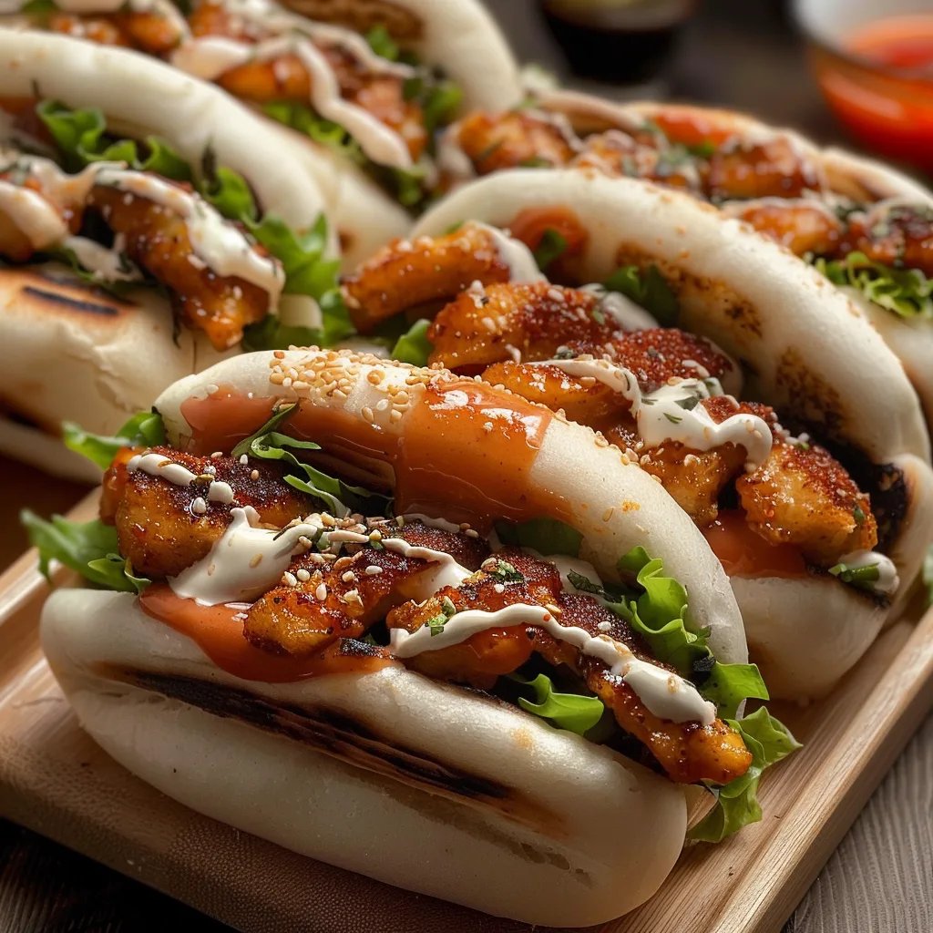 Cheesy Dynamite Chicken Buns