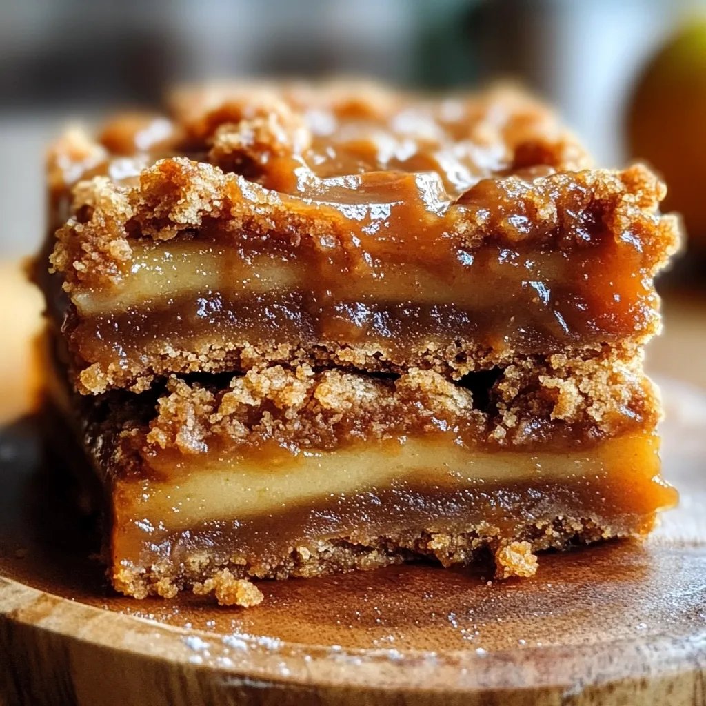 Irresistible Salted Caramel Apple Bars