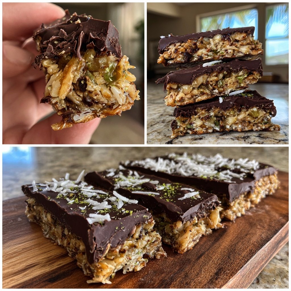 Coconut Lime Chocolate Bars