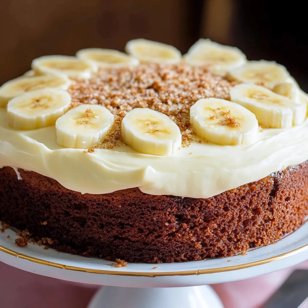 Easy Banana Cake with Cream Cheese Frosting