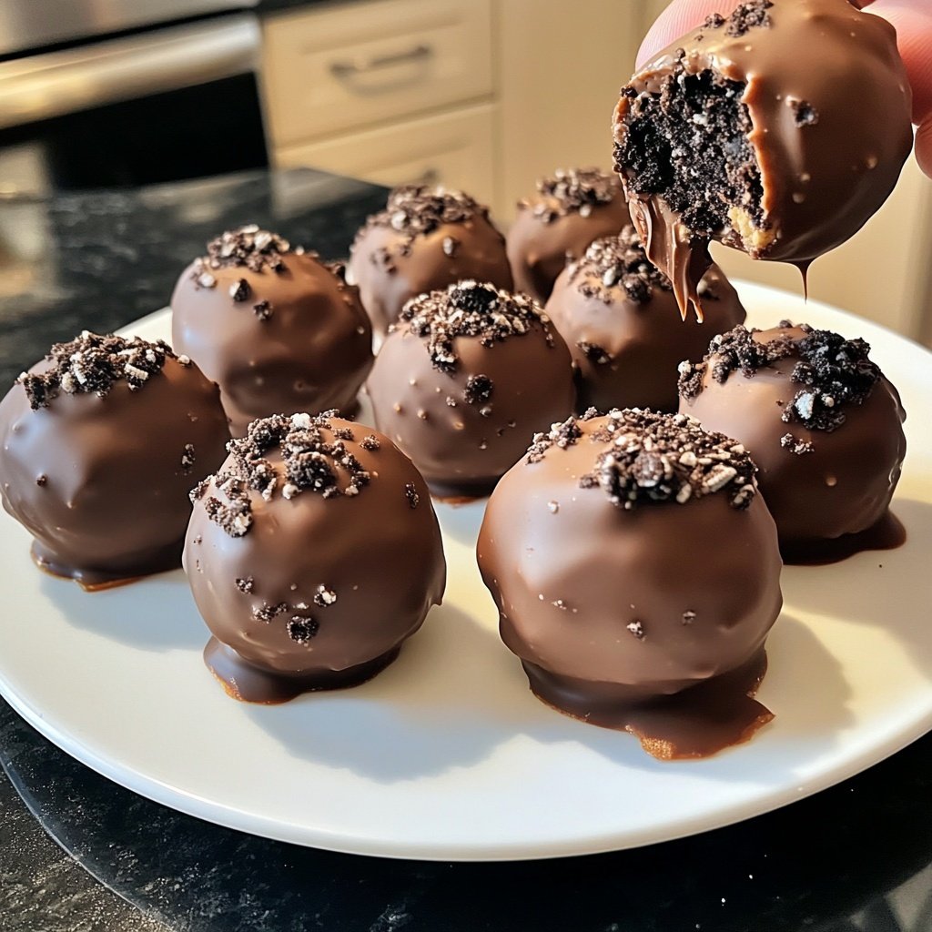 PEANUT BUTTER OREO BALLS