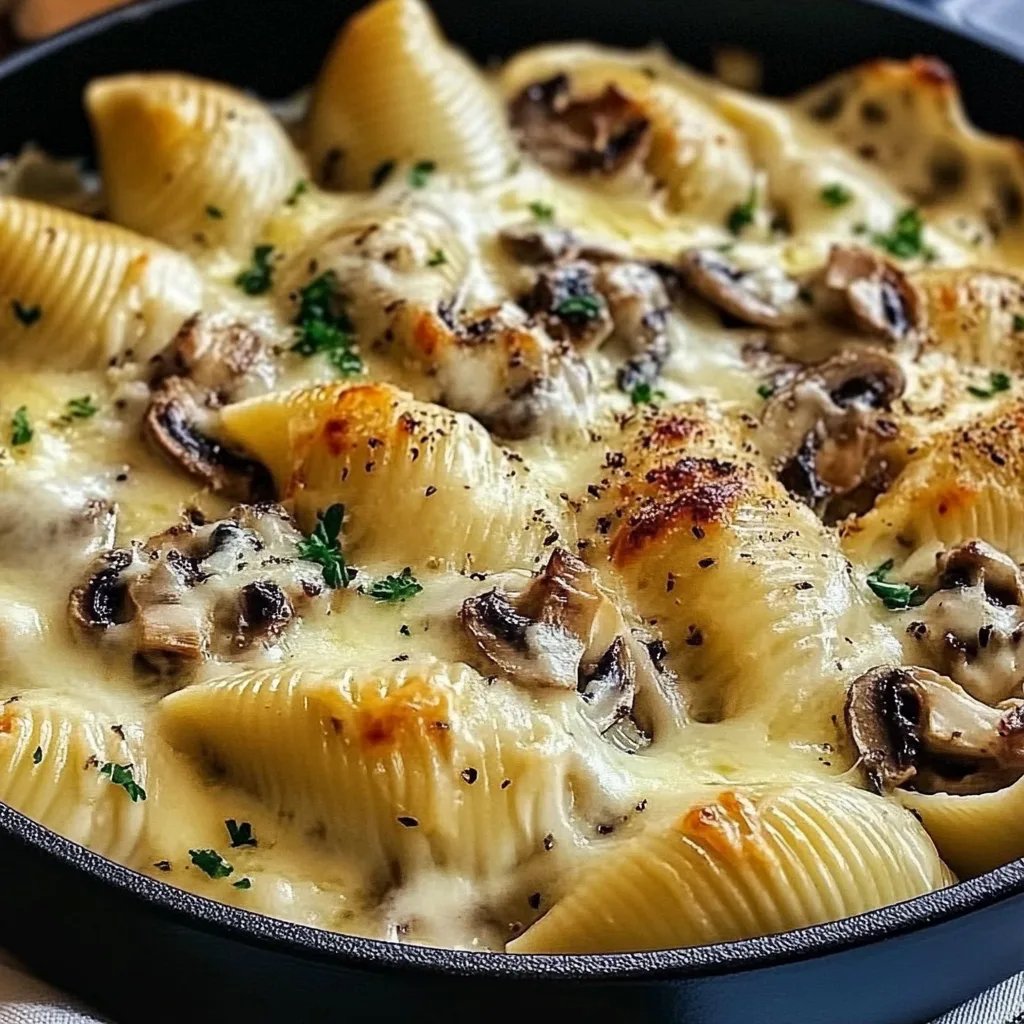 Creamy Garlic Mushroom Stuffed Shells: An Incredible Ultimate Recipe