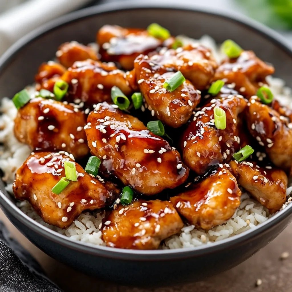 Spicy Honey Garlic Chicken