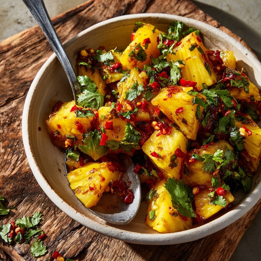Sweet and Spicy Pineapple Salsa