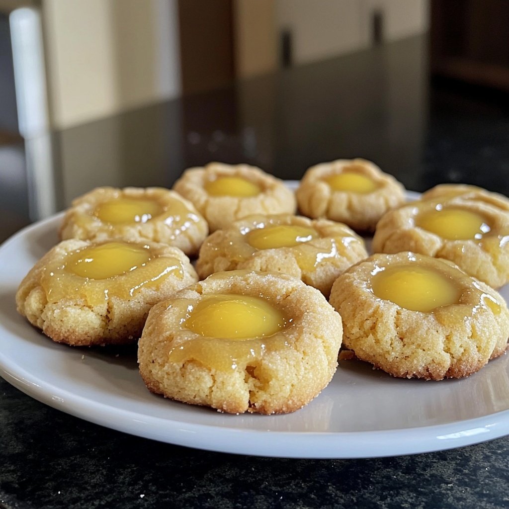 Meyer Lemon Thumbprint Cookies