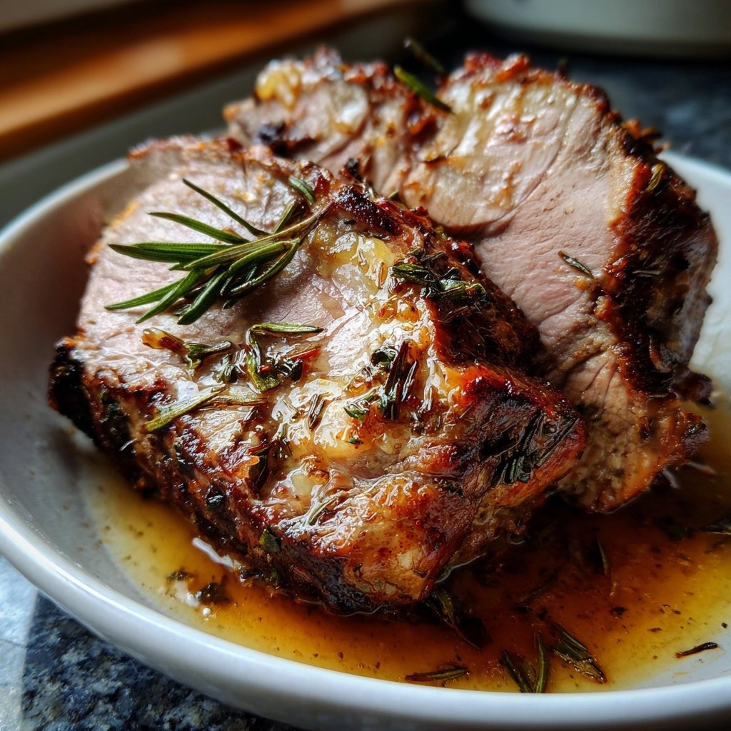 Roast Lamb Rosemary Jus Mint