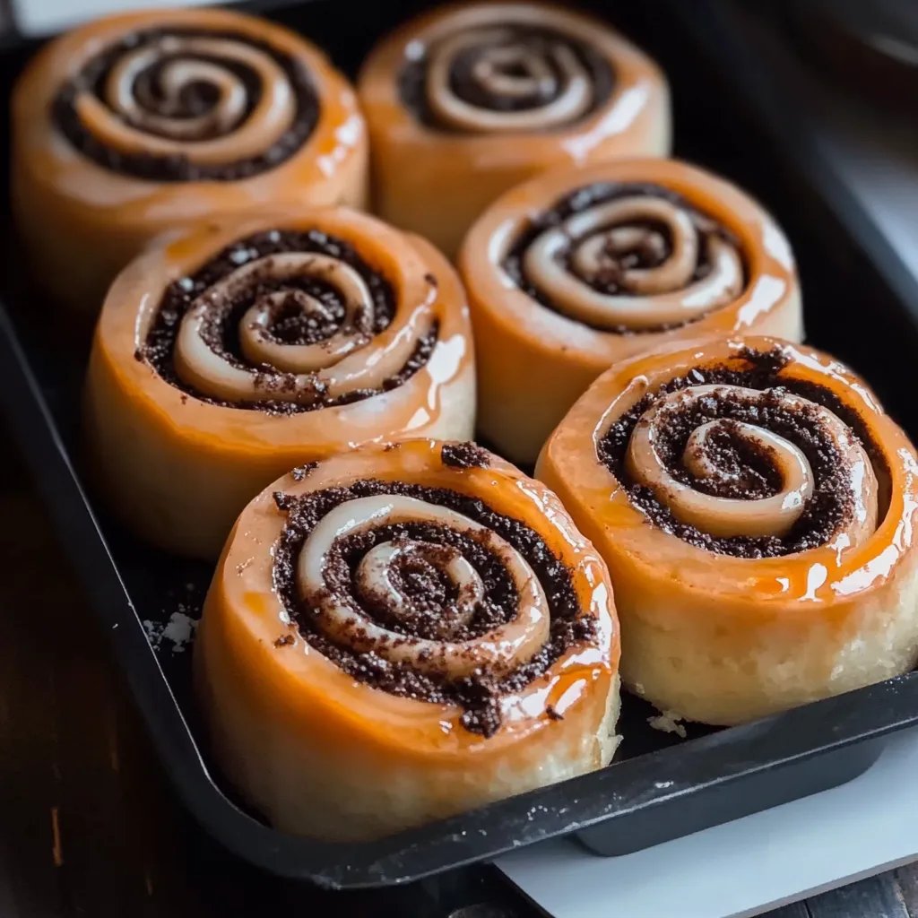 Spooky Cinnamon Rolls