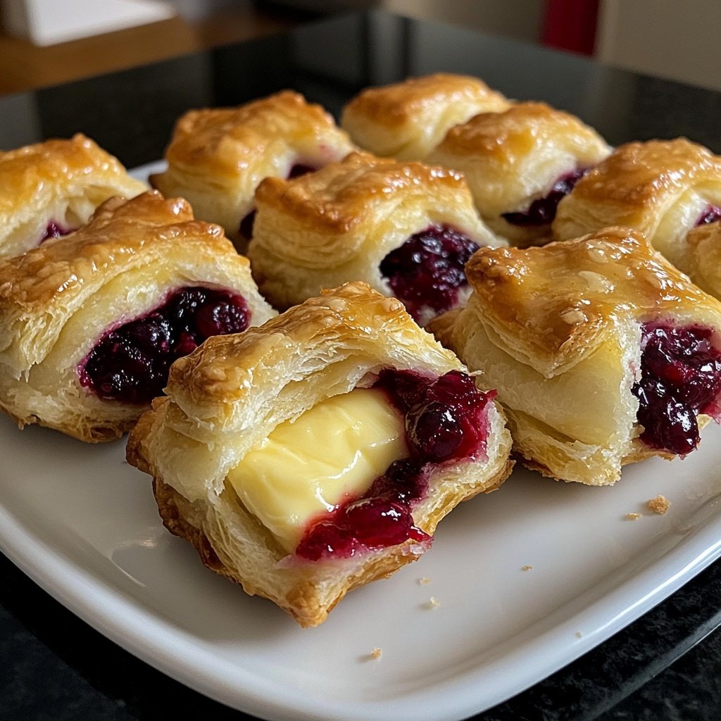 Mini Cranberry Brie Bites